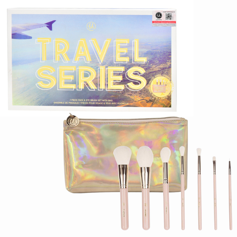 Bộ Cọ Trang Điểm 7 Cây Kèm Túi Đựng BH Cosmetics Travel Series BHBO13